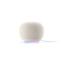 Google Home Speaker - Smart Speaker with 360 Degree Sound and Gemini For Home Voice Assistant - Porcelain