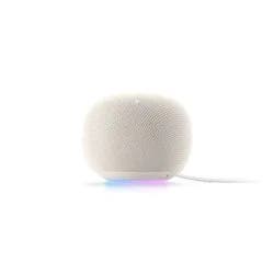 Google Home Speaker - Smart Speaker with 360 Degree Sound and Gemini For Home Voice Assistant - Porcelain