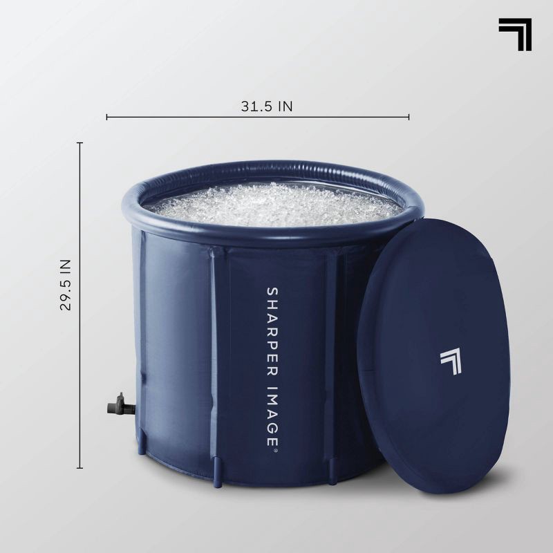 slide 5 of 7, Sharper Image Ice Bath Portable 31.5" Inflatable Pool - Navy, 1 ct