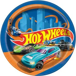 Hot Wheels 8ct 9" Paper Party Dinner Plate