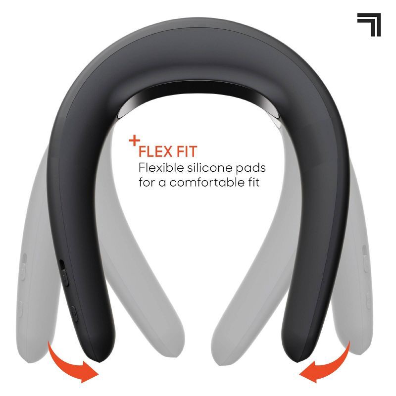 slide 4 of 8, Sharper Image Cordless Cool and Heat Neckwear Device Black, 1 ct