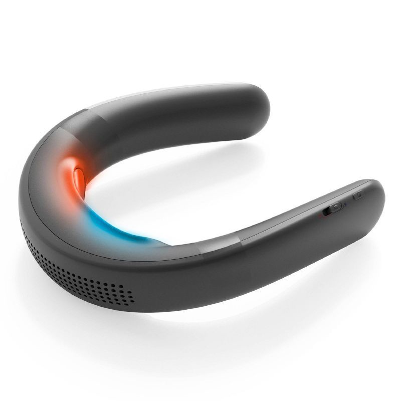 slide 1 of 8, Sharper Image Cordless Cool and Heat Neckwear Device Black, 1 ct