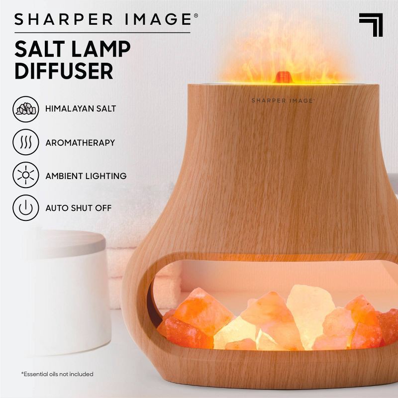 slide 2 of 8, Sharper Image Salt Lamp Diffuser, 1 ct