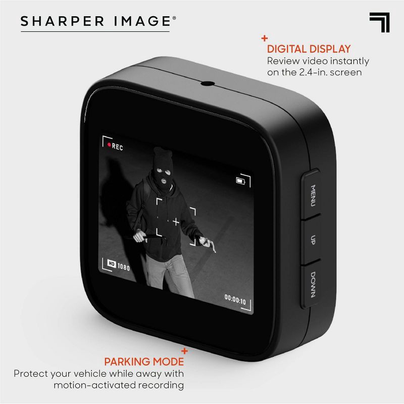 slide 5 of 8, Sharper Image Dashboard Cam HD Driving Recorder, 1 ct