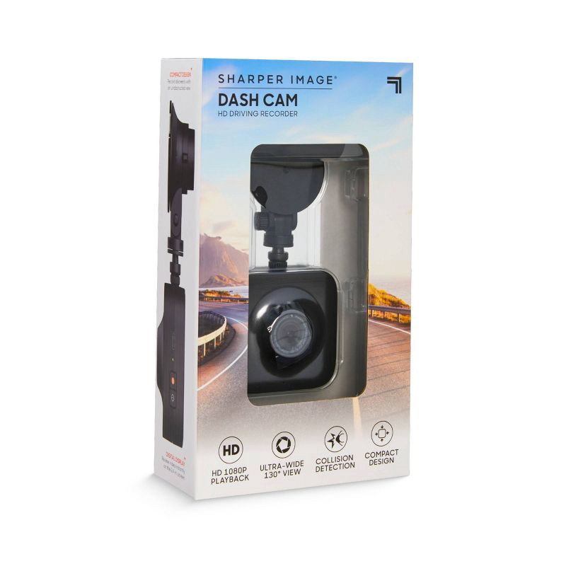 slide 8 of 8, Sharper Image Dashboard Cam HD Driving Recorder, 1 ct