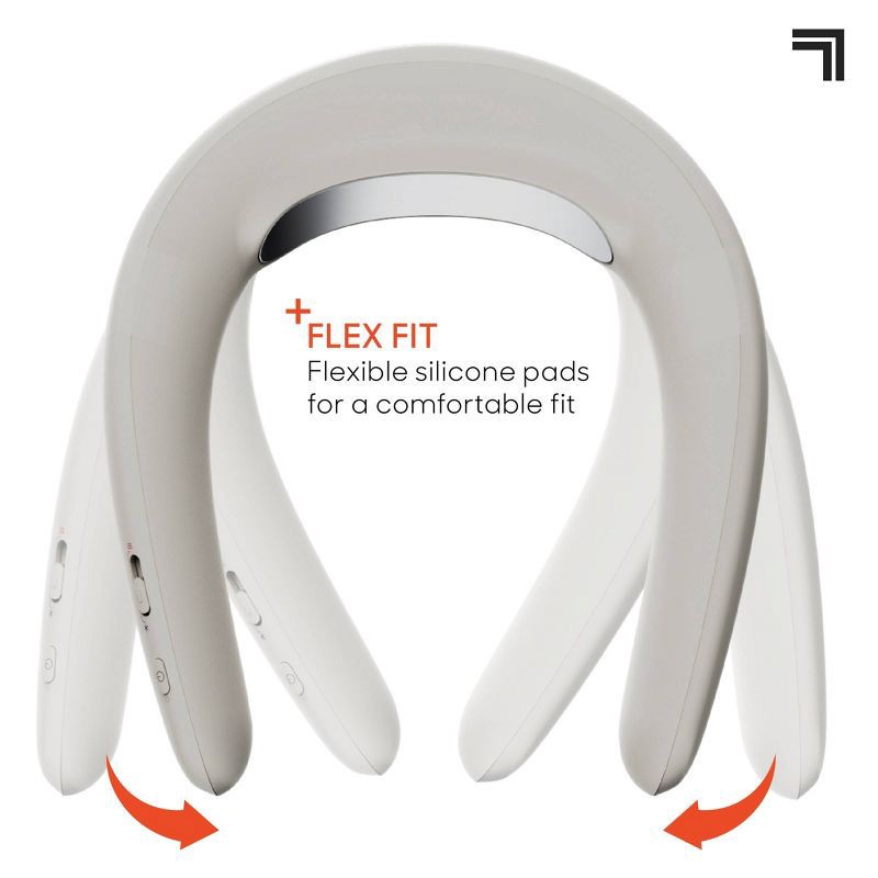 slide 4 of 8, Sharper Image Cordless Cool and Heat Neckwear Device White, 1 ct