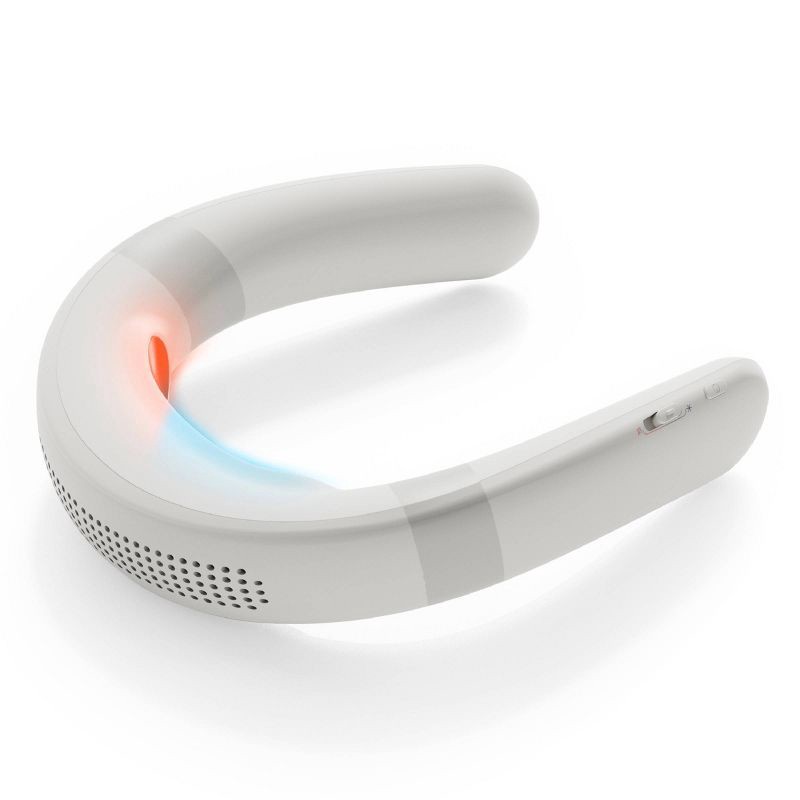 slide 1 of 8, Sharper Image Cordless Cool and Heat Neckwear Device White, 1 ct