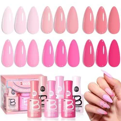 Beetles Stay Shining Collection Salon-Quality Gel Nail Polish Set - Pink Melody - 6pc