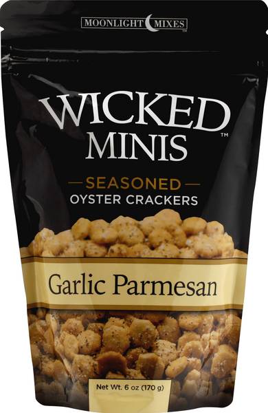 slide 1 of 1, Wicked Mix Oystr Glrc Parm Crackers 6 Oz, 6 oz