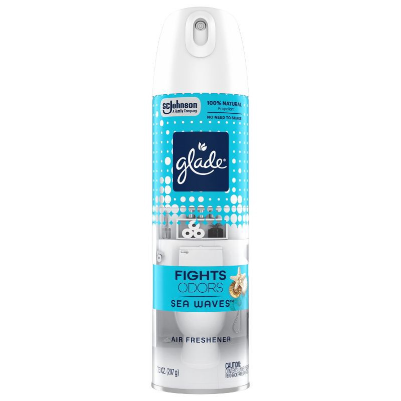 slide 4 of 15, Glade Aerosol Air Fresheners - Sea Waves - 7.3oz, 7.3 oz
