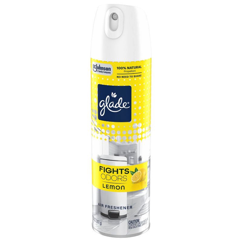 slide 15 of 15, Glade Aerosol Air Fresheners - Lemon - 7.3oz, 7.3 oz