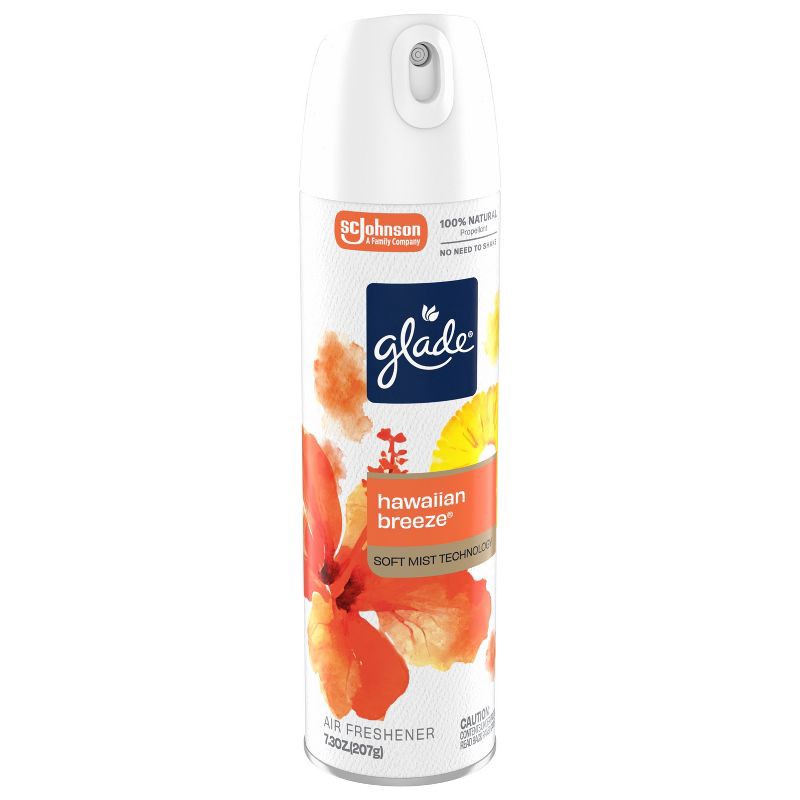 slide 12 of 15, Glade Aerosol Air Fresheners - Hawaiian Breeze - 7.3oz, 7.3 oz