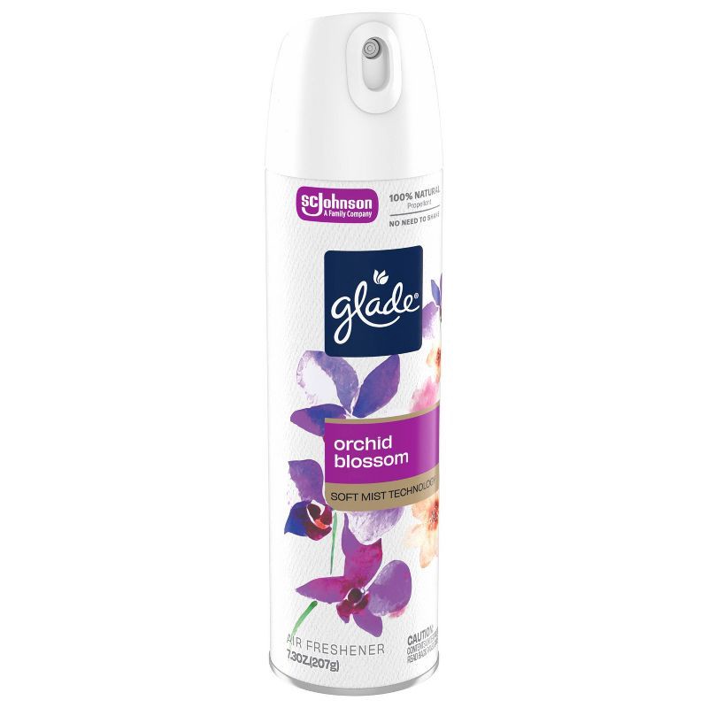 slide 13 of 14, Glade Aerosol Air Fresheners - Orchid Blossom - 7.3oz, 7.3 oz