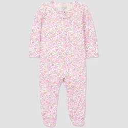 Carter's Just One You® Baby Girls' Comfy Soft Floral Sleep N' Play - Pink Floral Newborn