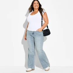 Women's Babyboot Low-Rise Flare Jeans - Wild Fable™ Light Blue 17