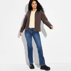 Women's Babyboot Low-Rise Flare Jeans - Wild Fable™ Dark Wash 00
