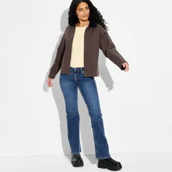 Women's Babyboot Low-Rise Flare Jeans - Wild Fable™ Dark Blue 10