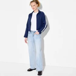 Women's Low-Rise Straight Fit Jeans - Wild Fable™ Light Blue Denim 4