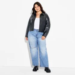 Women's Low-Rise Straight Fit Jeans - Wild Fable™ Medium Wash 17