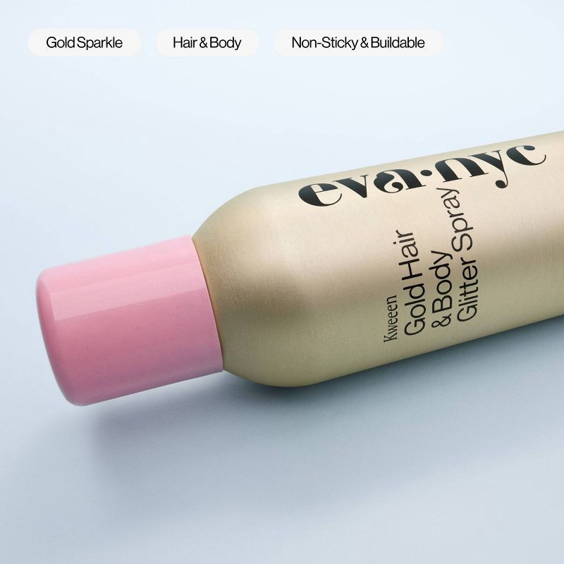 slide 4 of 11, Eva NYC Kweeen Gold Hair & Body Glitter Spray - 4.9oz, 4.9 oz