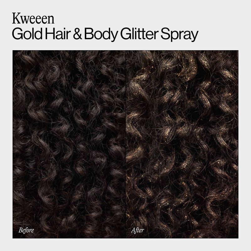 slide 6 of 11, Eva NYC Kweeen Gold Hair & Body Glitter Spray - 4.9oz, 4.9 oz