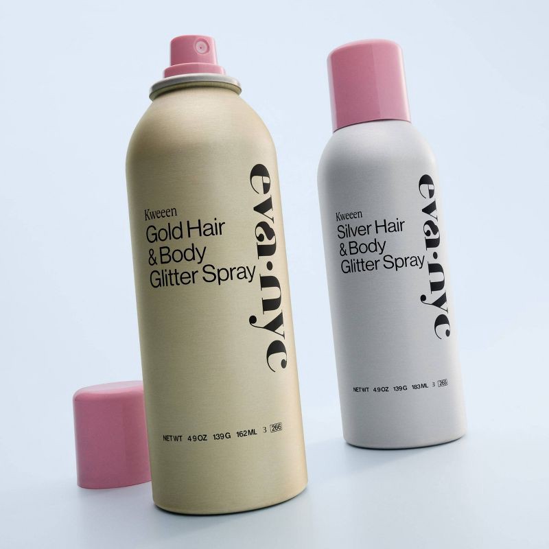 slide 9 of 11, Eva NYC Kweeen Gold Hair & Body Glitter Spray - 4.9oz, 4.9 oz