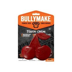 Bullymake Cherry Food Shaped Dog Toy: Nylon Material, 0.474 lb, Chew Activity