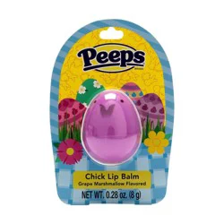 Peeps Chick Lip Balm - Purple - 0.28oz: Moisturizing, Single, Balm, Light Tones