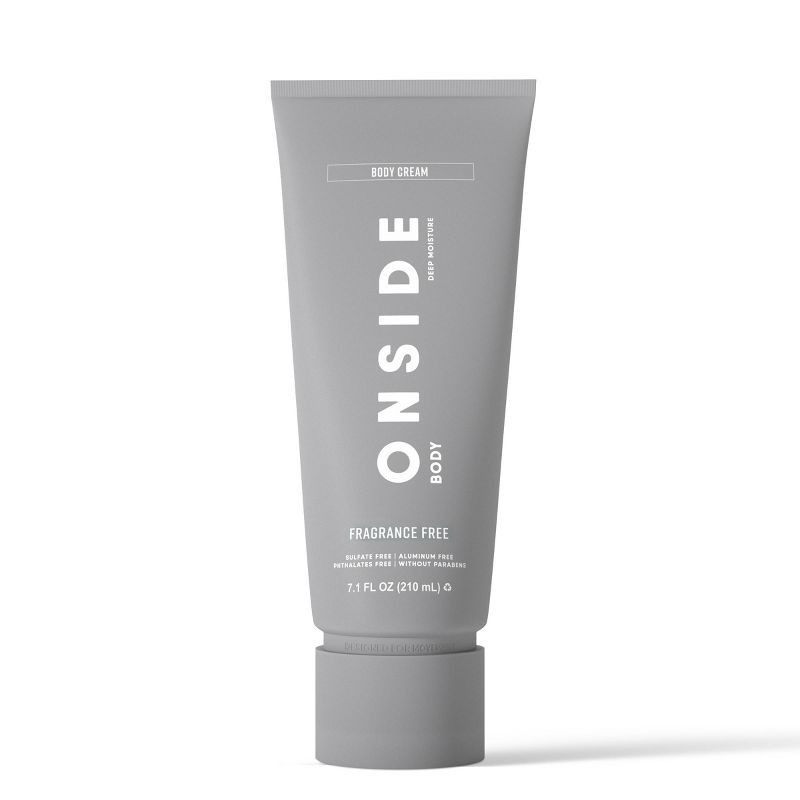 slide 1 of 4, Onside Body Cream - Fragrance-Free - 7.1 oz: Moisturizing, Paraben-Free, Combination Skin, Whole Body Use, 7.1 oz