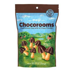Meiji Cookies Chocorooms Chocolate - 5oz