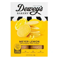 Dewey's Bakery Cookies Meyer Lemon Thins - 9oz