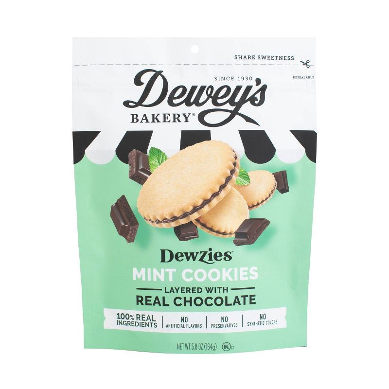 slide 1 of 5, Dewey's Bakery Cookies Mint Dewzies - 5.8oz, 5.8 oz