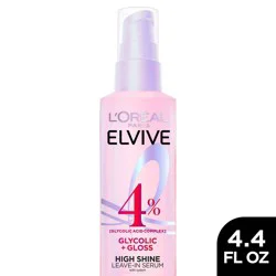 L'Oreal Paris Elvive Glycolic Gloss High Shine Leave-in Hair Serum - 4.4 fl oz