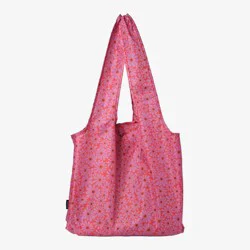 Thread Wallets Collapsible Tote Bag - Emmeline Orange/Pink