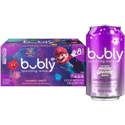 bubly Cosmic Swirl Sparkling Water - 8pk/12 fl oz Cans
