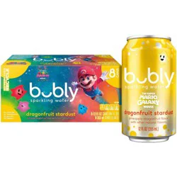 bubly Dragon Fruit Stardust Sparkling Water - 8pk/12 fl oz Cans
