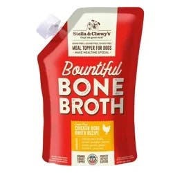 Stella & Chewy's Bountiful Bone Broth Cage-Free Chicken Recipe Meal Topper for Dogs, 16 oz