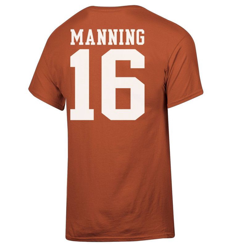 slide 2 of 3, NCAA 25 Texas Longhorns Men's Arch Manning T-Shirt - Small, 1 ct