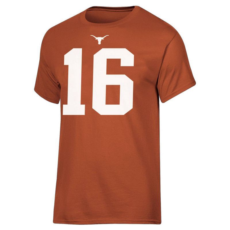 slide 1 of 3, NCAA 25 Texas Longhorns Men's Arch Manning T-Shirt - Large, 1 ct