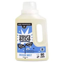 Molly's Suds Liquid Laundry Detergents 90 Loads - Ocean Mist - 46 fl oz: Sensitive, High Efficiency, Vegan Formula