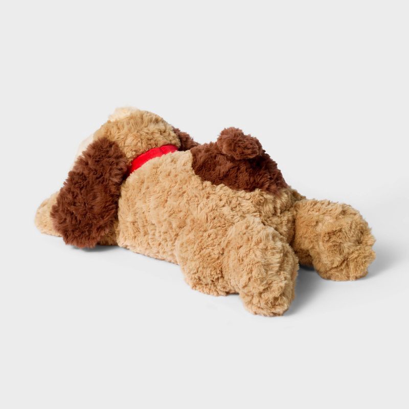 slide 2 of 3, 8" Laying Dog Stuffed Animal - Gigglescape™, 1 ct