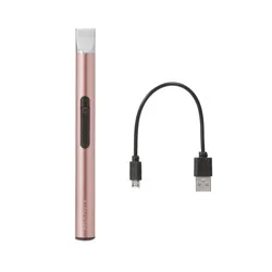 Modwix Rechargeable Eco Lighter Slim Flameless Candle Lighter Rose Gold