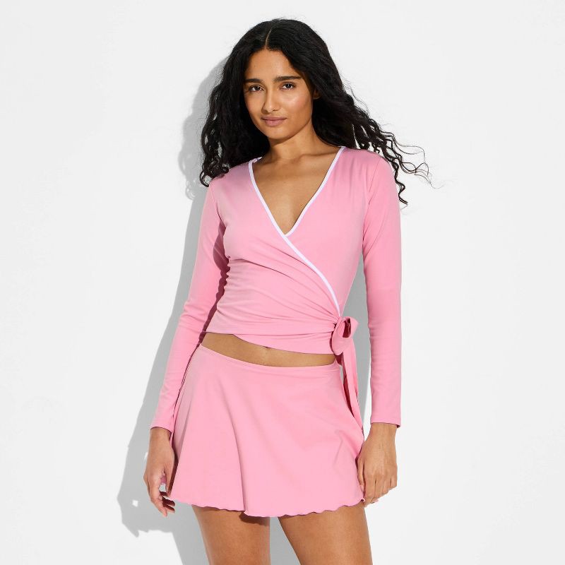 slide 1 of 3, Women's ButterBliss Skort - Wild Fable™ Blush S, 1 ct