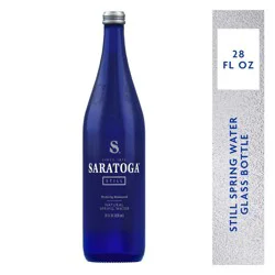 Saratoga Spring Water, Still - 28Oz Single, Glass Bottle