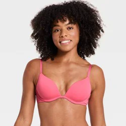 Women's Super Push Up Plunge Bra - Wild Fable™ Pink 34A