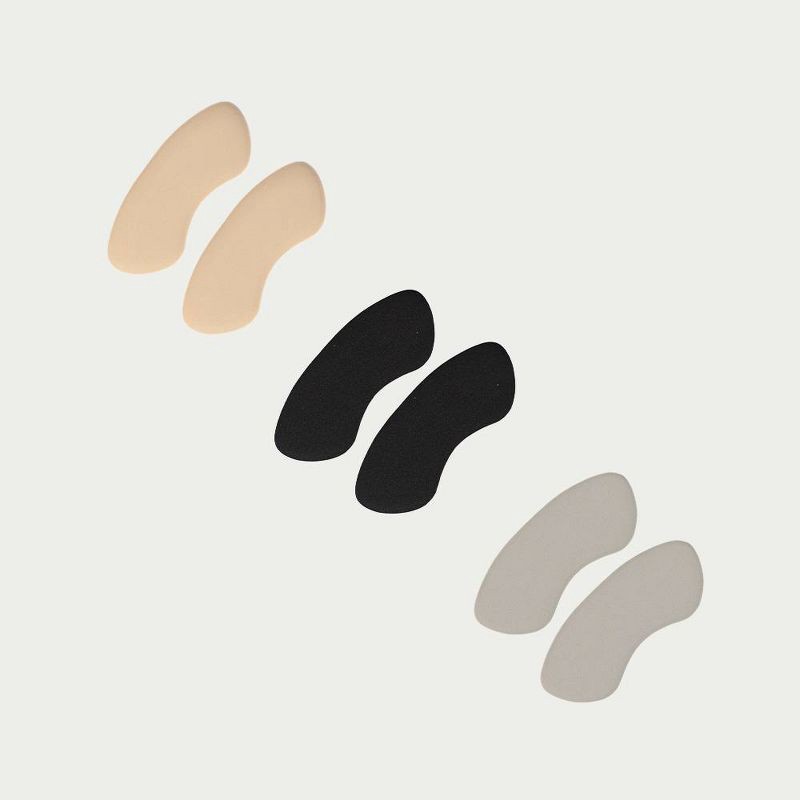 slide 2 of 4, Fab Feet Women's by Foot Petals Back of Heel Cushions - 3 pair, 1 ct