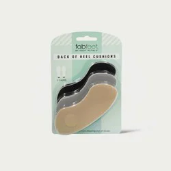 Fab Feet Women's by Foot Petals Back of Heel Cushions - 3 pair