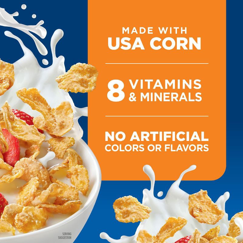 slide 6 of 12, Kellogg's Frosted Flakes Reduced Sugar Family Size Breakfast Cereal - 20.3oz, 20.3 oz