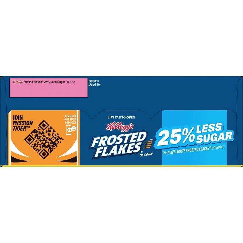 slide 11 of 12, Kellogg's Frosted Flakes Reduced Sugar Family Size Breakfast Cereal - 20.3oz, 20.3 oz