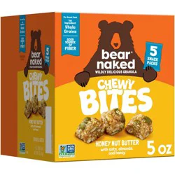 Bear Naked Honey Nut Butter Granola Chewy Bites - 5oz/5ct